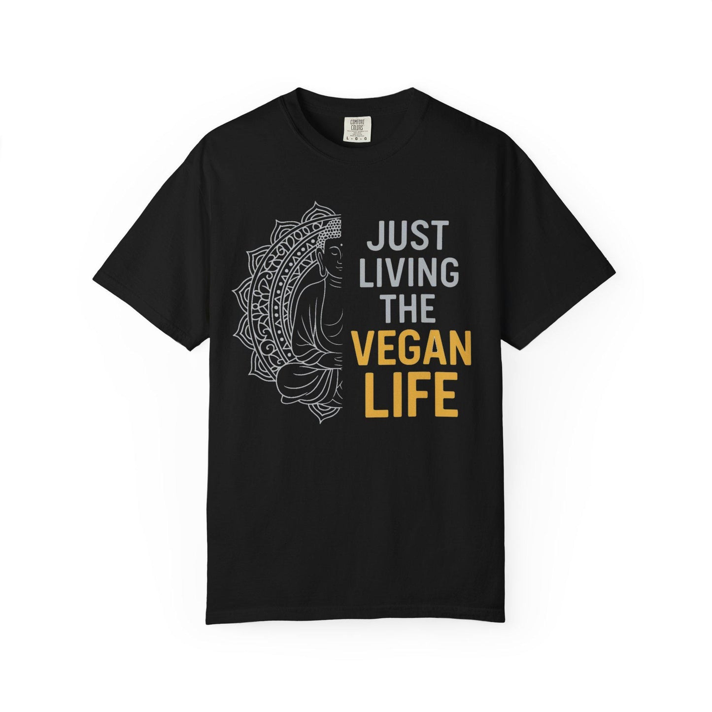 Just Living the Vegan Life T-shirt | Vegan Lifestyle Tee