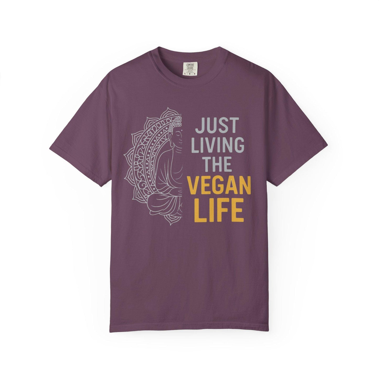 Just Living the Vegan Life T-shirt | Vegan Lifestyle Tee