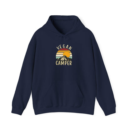 Vegan Camper hoodie | Camping Sunset Graphic Hoodie
