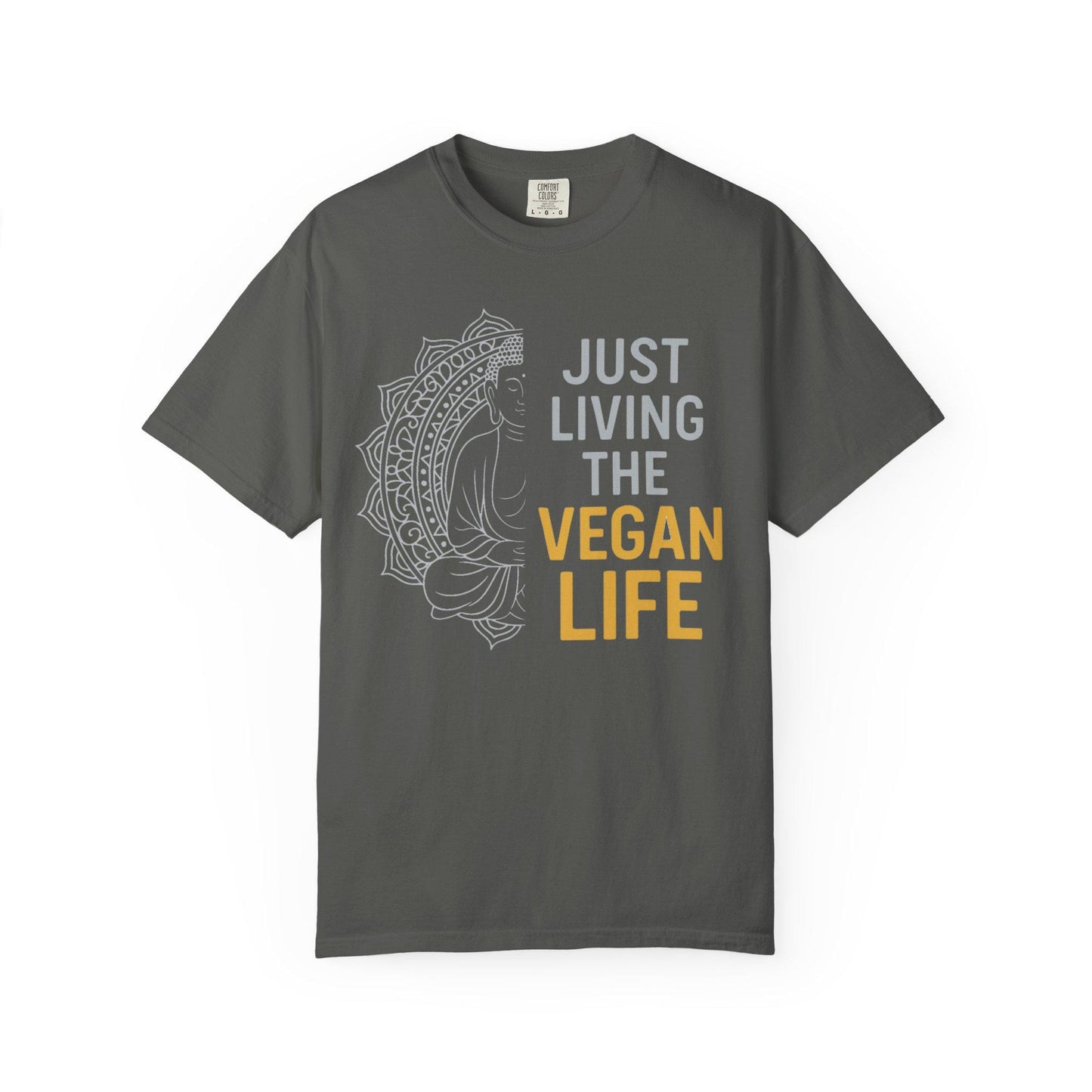 Just Living the Vegan Life T-shirt | Vegan Lifestyle Tee