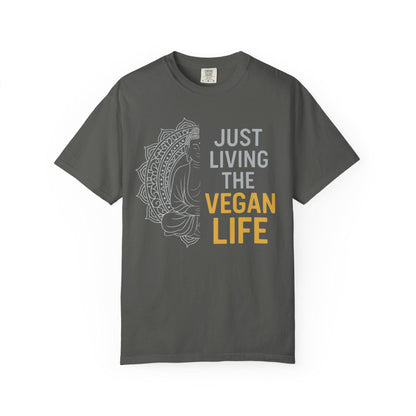 Just Living the Vegan Life T-shirt | Vegan Lifestyle Tee