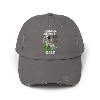 Houston We Have Kale Cap | Astronaut Eating Kale Distressed Hat